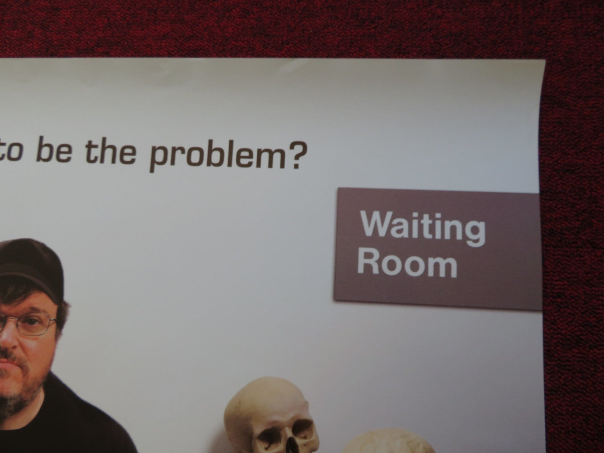 SICKO US ONE SHEET ROLLED POSTER MICHAEL MOORE TUCKER ALBRIZZI 2007 Rendezvous Cinema Movie posters