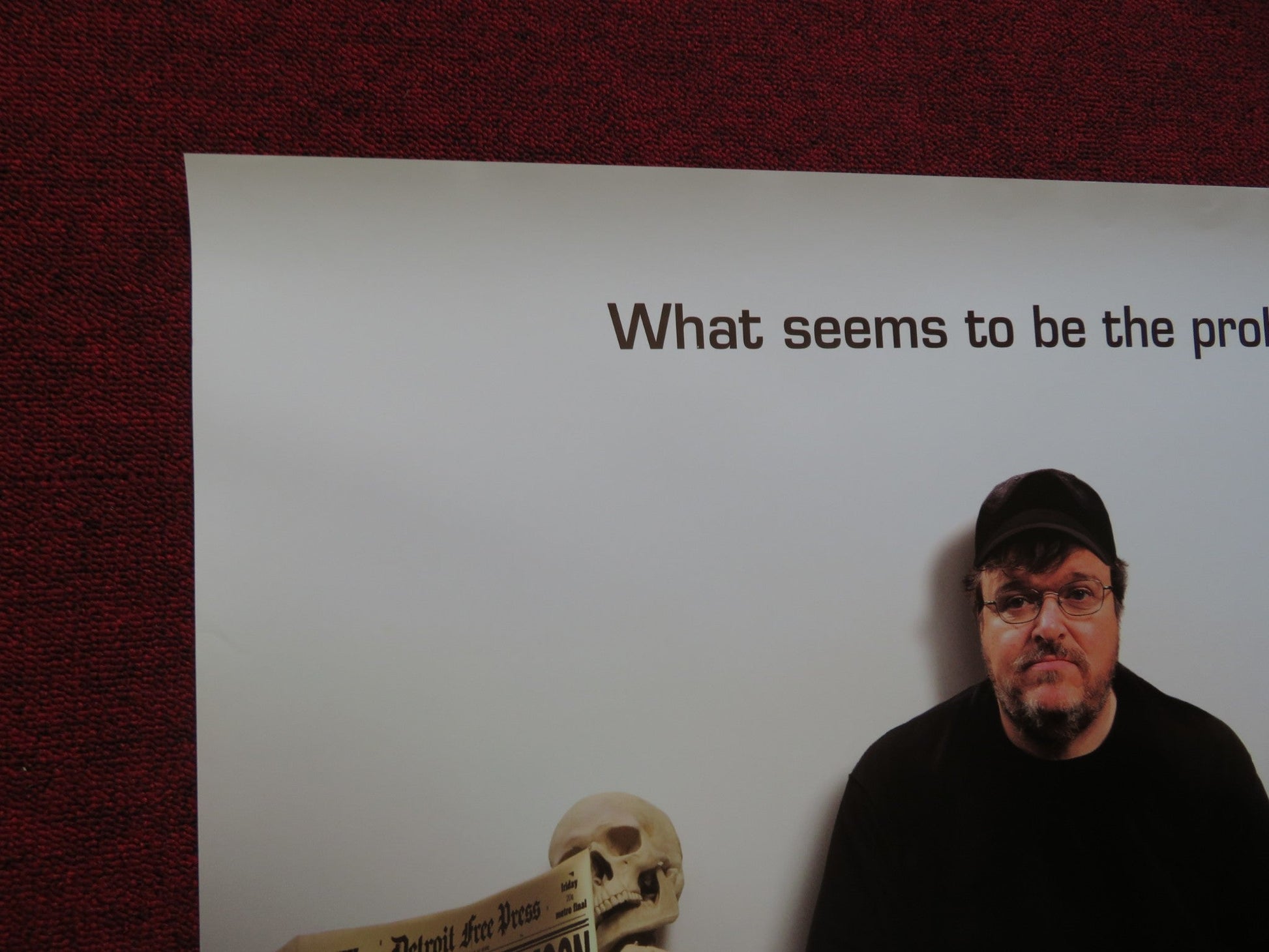 SICKO US ONE SHEET ROLLED POSTER MICHAEL MOORE TUCKER ALBRIZZI 2007 Rendezvous Cinema Movie posters