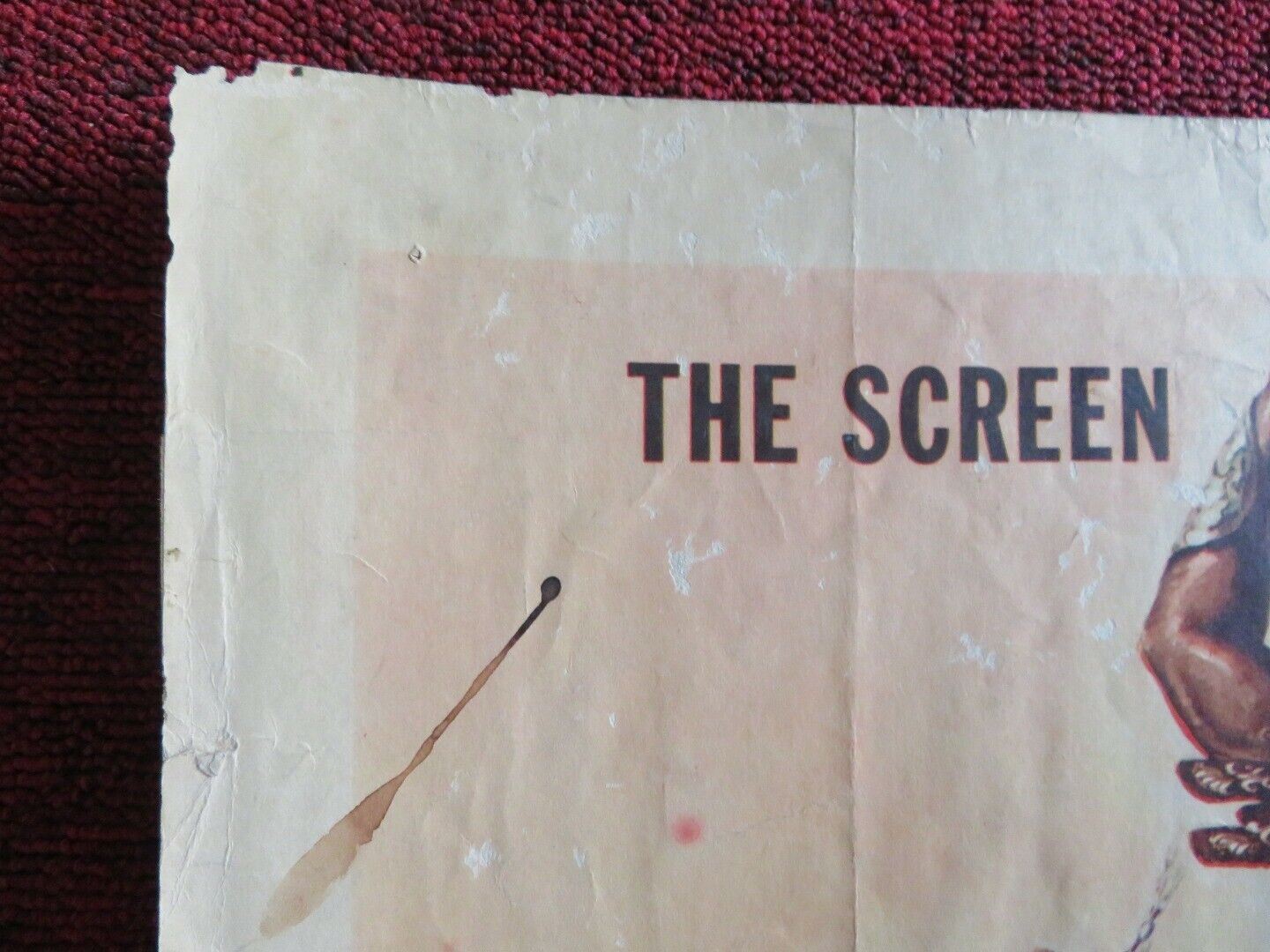 SIGN OF THE GLADIATOR US HALF SHEET (22"x 28") POSTER ANITA EKBERG 1959 Movie posters