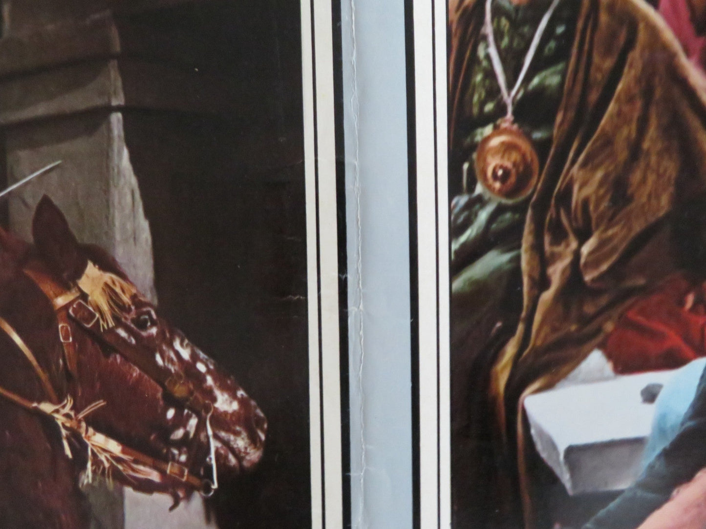 SIGN OF THE PAGAN - A ITALIAN FOTOBUSTA POSTER JACK PALANCE JEFF CHANDLER 1955 Rendezvous Cinema Movie posters