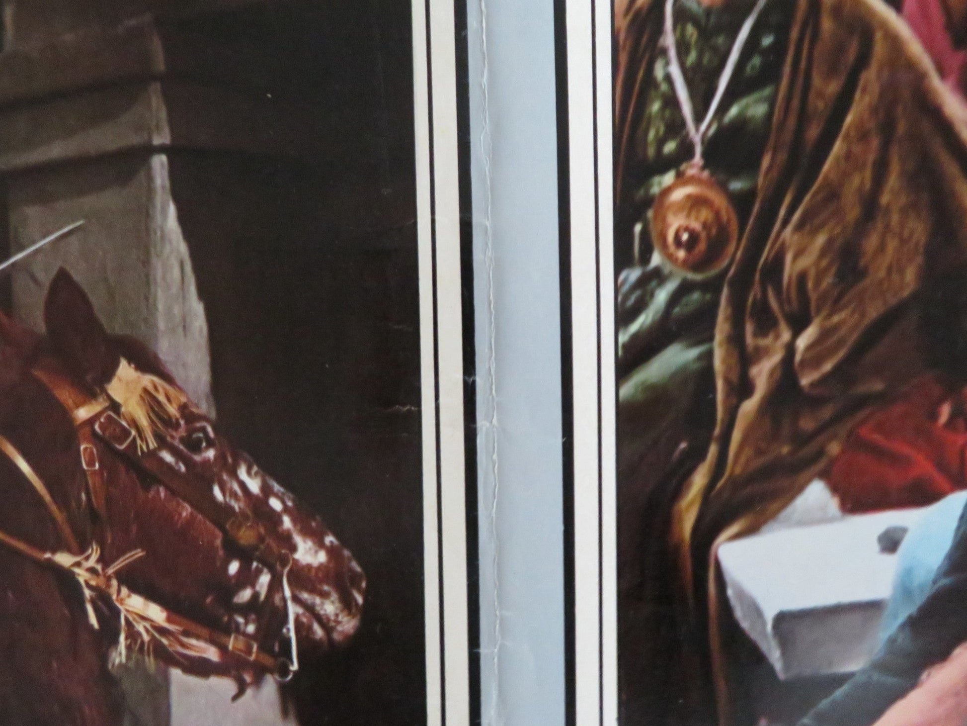 SIGN OF THE PAGAN - A ITALIAN FOTOBUSTA POSTER JACK PALANCE JEFF CHANDLER 1955 Rendezvous Cinema Movie posters