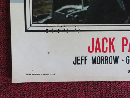 SIGN OF THE PAGAN - B ITALIAN FOTOBUSTA POSTER JACK PALANCE JEFF CHANDLER 1955 Rendezvous Cinema Movie posters