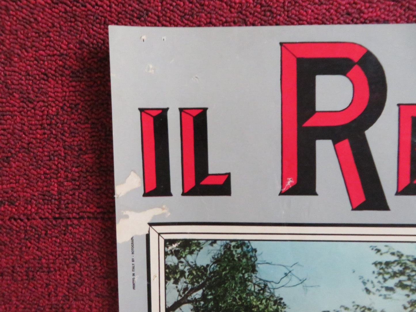 SIGN OF THE PAGAN - C ITALIAN FOTOBUSTA POSTER JACK PALANCE JEFF CHANDLER 1955 Rendezvous Cinema Movie posters