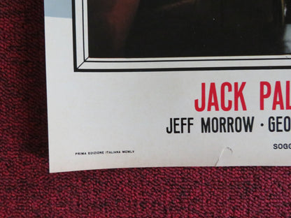 SIGN OF THE PAGAN - D ITALIAN FOTOBUSTA POSTER JACK PALANCE JEFF CHANDLER 1955 Rendezvous Cinema Movie posters