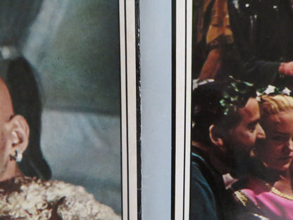 SIGN OF THE PAGAN - D ITALIAN FOTOBUSTA POSTER JACK PALANCE JEFF CHANDLER 1955 Rendezvous Cinema Movie posters