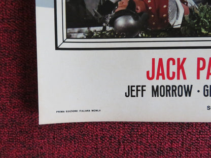 SIGN OF THE PAGAN - E ITALIAN FOTOBUSTA POSTER JACK PALANCE JEFF CHANDLER 1955 Rendezvous Cinema Movie posters