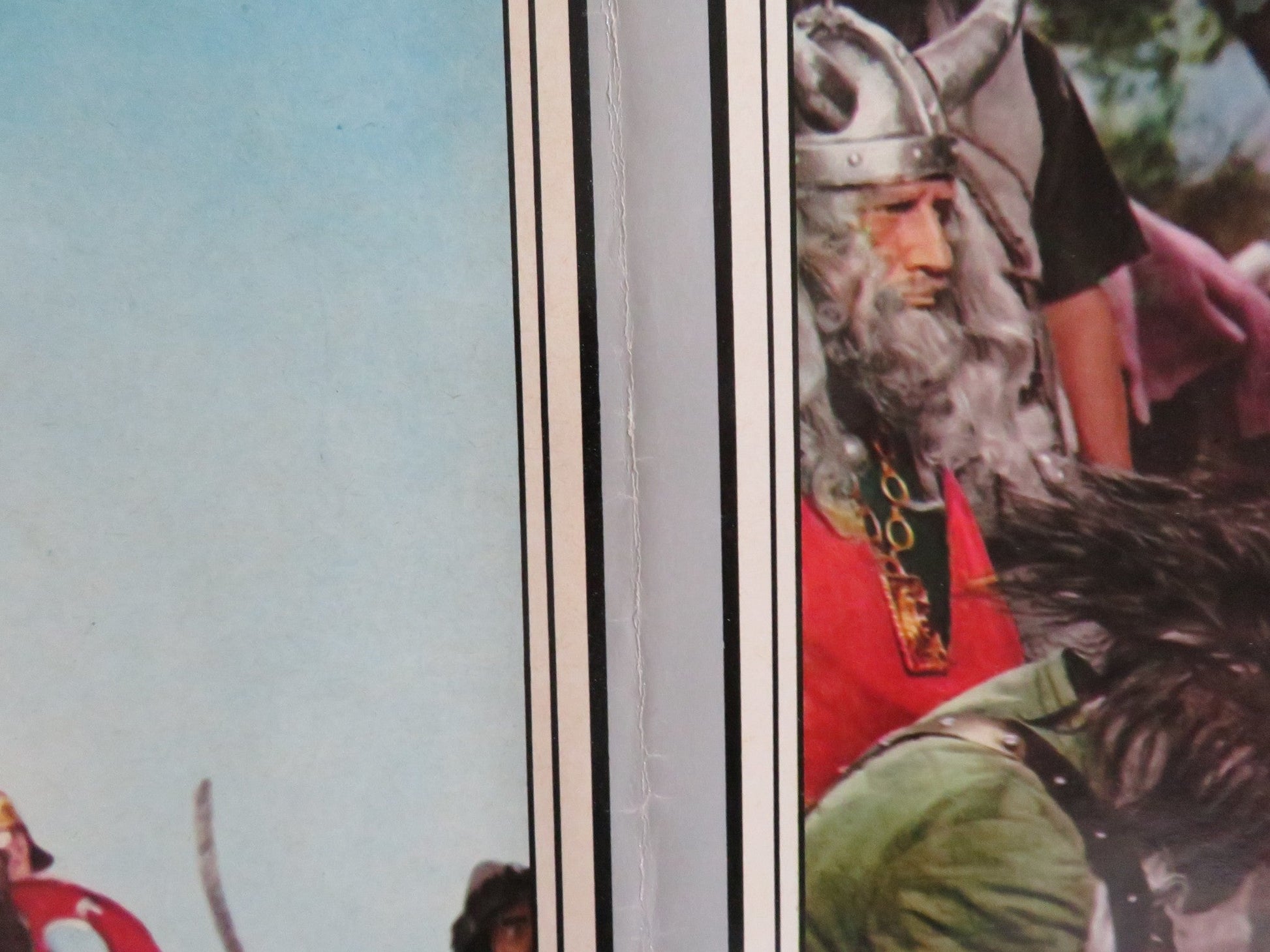 SIGN OF THE PAGAN - E ITALIAN FOTOBUSTA POSTER JACK PALANCE JEFF CHANDLER 1955 Rendezvous Cinema Movie posters