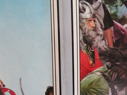 SIGN OF THE PAGAN - E ITALIAN FOTOBUSTA POSTER JACK PALANCE JEFF CHANDLER 1955 Rendezvous Cinema Movie posters