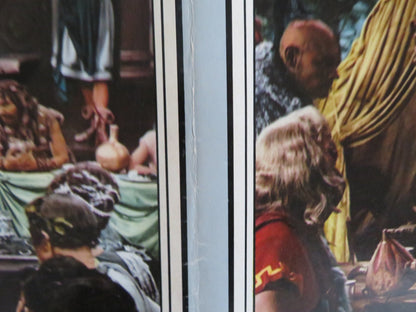 SIGN OF THE PAGAN - F ITALIAN FOTOBUSTA POSTER JACK PALANCE JEFF CHANDLER 1955 Rendezvous Cinema Movie posters