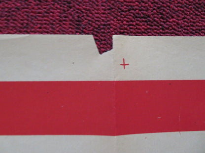 SIGN OF THE PAGAN FOLDED ARGENTINA ONE SHEET POSTER JEFF CHANDLER JACK PALANCE Movie posters