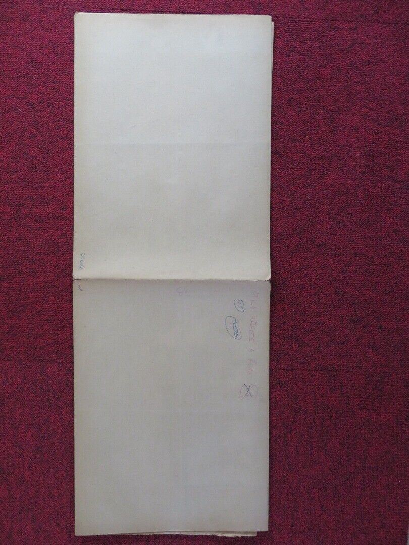 SIGN OF THE PAGAN FOLDED ARGENTINA ONE SHEET POSTER JEFF CHANDLER JACK PALANCE Movie posters