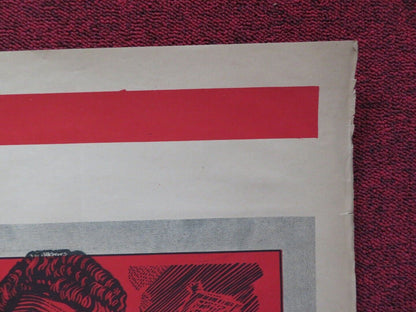 SIGN OF THE PAGAN FOLDED ARGENTINA ONE SHEET POSTER JEFF CHANDLER JACK PALANCE Movie posters