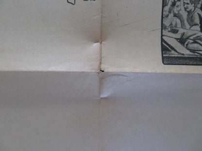 SIGN OF THE PAGAN FOLDED ARGENTINA ONE SHEET POSTER JEFF CHANDLER JACK PALANCE Movie posters