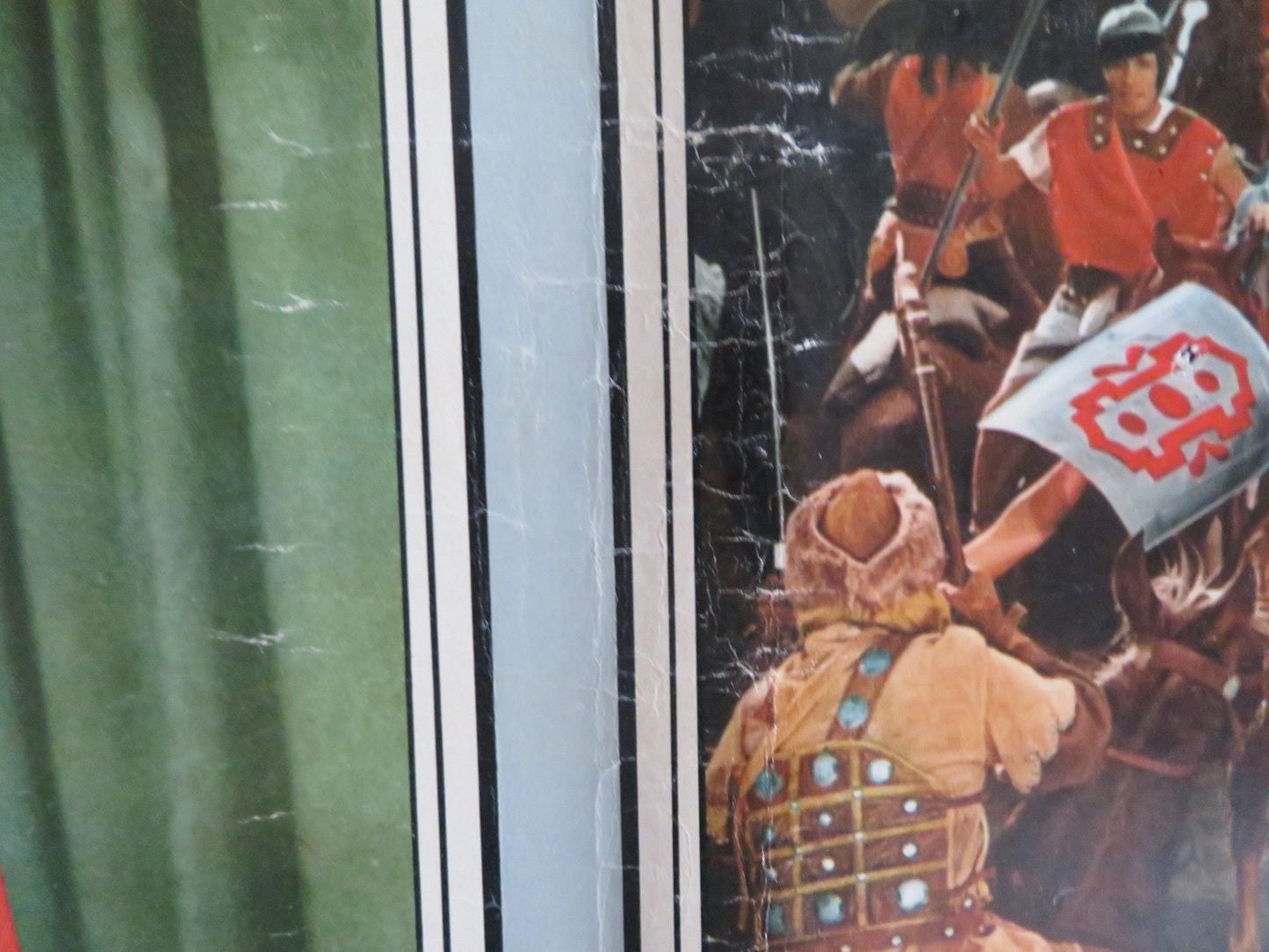 SIGN OF THE PAGAN - H ITALIAN FOTOBUSTA POSTER JACK PALANCE JEFF CHANDLER 1955 Rendezvous Cinema Movie posters