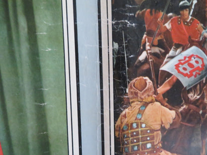 SIGN OF THE PAGAN - H ITALIAN FOTOBUSTA POSTER JACK PALANCE JEFF CHANDLER 1955 Rendezvous Cinema Movie posters