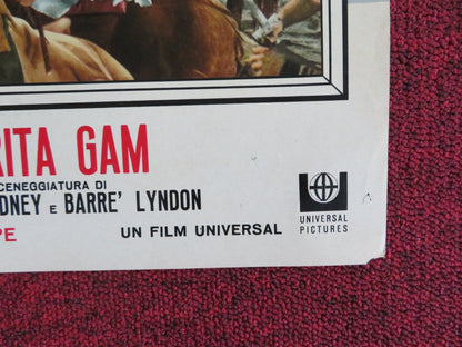 SIGN OF THE PAGAN - H ITALIAN FOTOBUSTA POSTER JACK PALANCE JEFF CHANDLER 1955 Rendezvous Cinema Movie posters