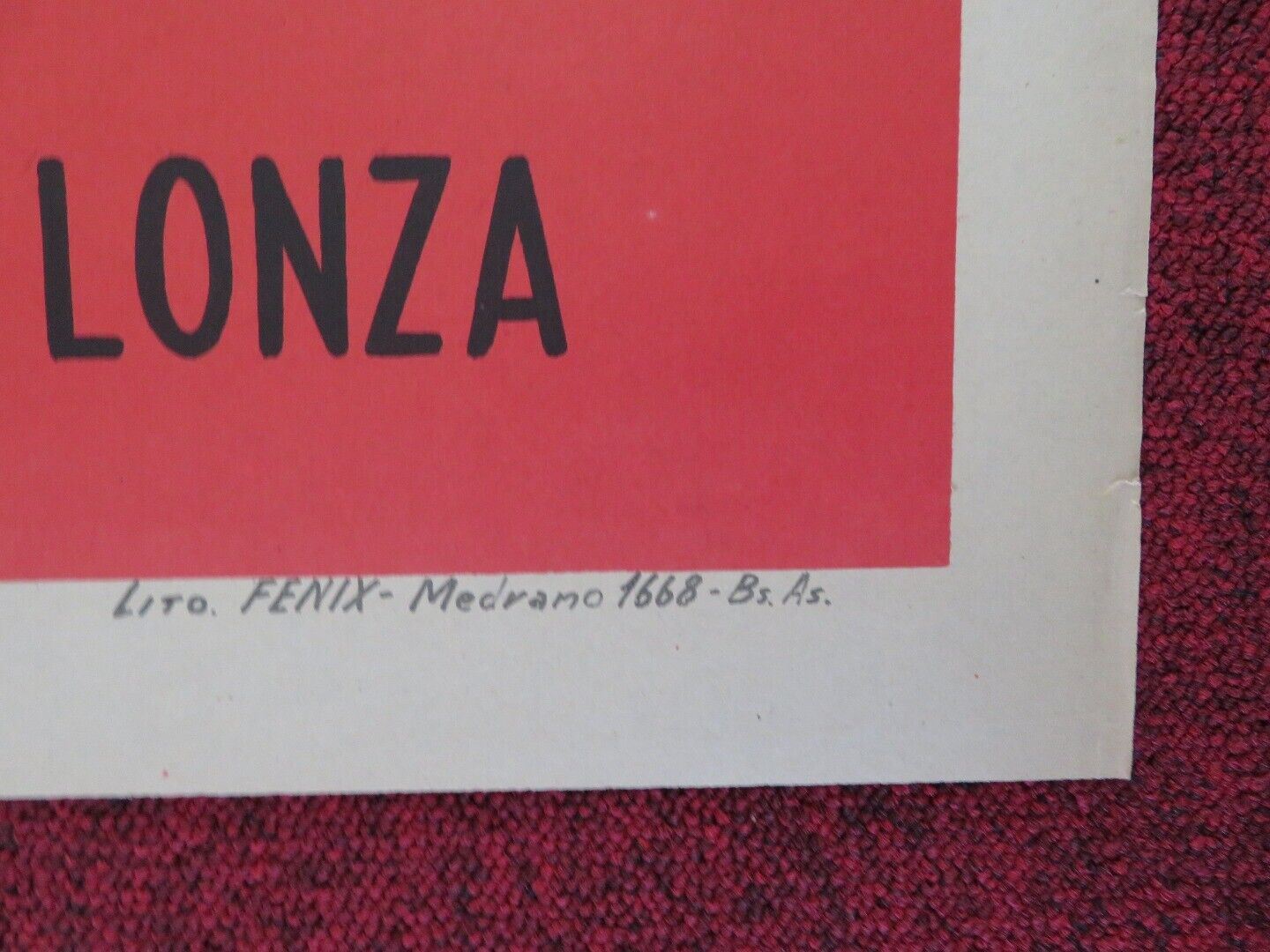 SIGNAL OVER THE CITY FOLDED ARGENTINA ONE SHEET POSTER ALEKSANDER GAVRIC 1960 Movie posters