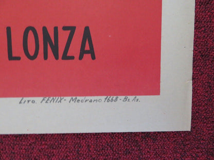 SIGNAL OVER THE CITY FOLDED ARGENTINA ONE SHEET POSTER ALEKSANDER GAVRIC 1960 Movie posters