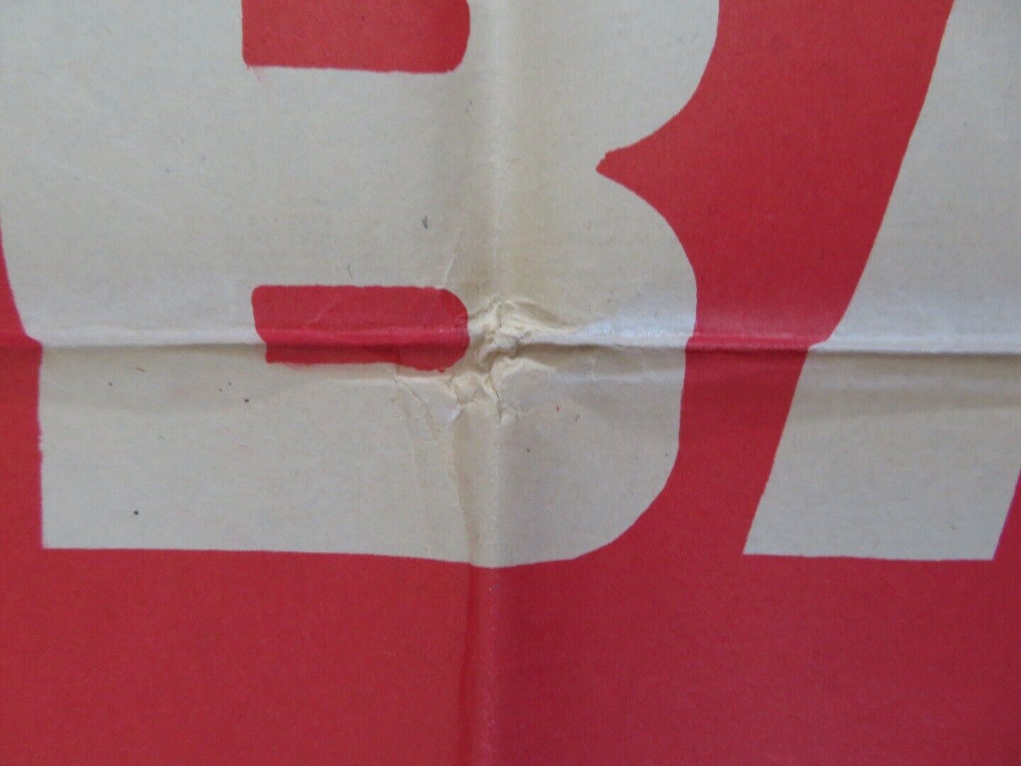 SIGNAL OVER THE CITY FOLDED ARGENTINA ONE SHEET POSTER ALEKSANDER GAVRIC 1960 Movie posters