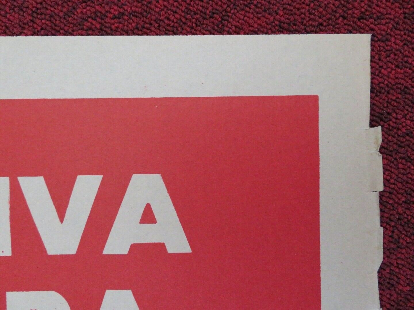 SIGNAL OVER THE CITY FOLDED ARGENTINA ONE SHEET POSTER ALEKSANDER GAVRIC 1960 Movie posters