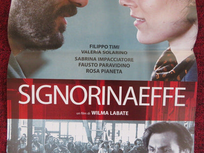 SIGNORINA EFFE ITALIAN LOCANDINA (26.5"x12.5") POSTER FILIPPO TIMI 20076 Movie posters