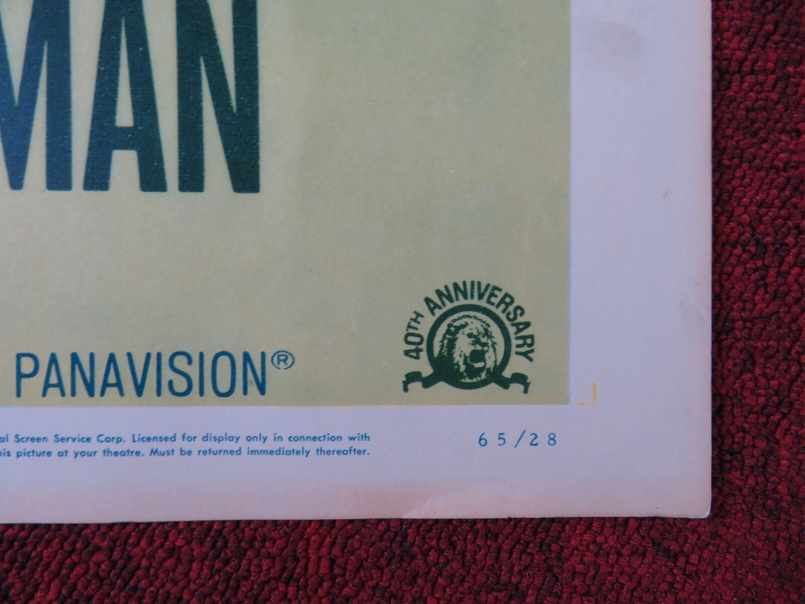 SIGNPOST TO MURDER US HALF SHEET (22"x 28") POSTER JOANNE WOODWARD 1965 Rendezvous Cinema Movie posters