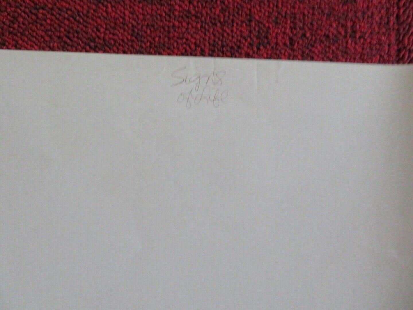 SIGNS OF LIFE FOLDED US ONE SHEET POSTER BEAU BRIDGES 1989 Movie posters