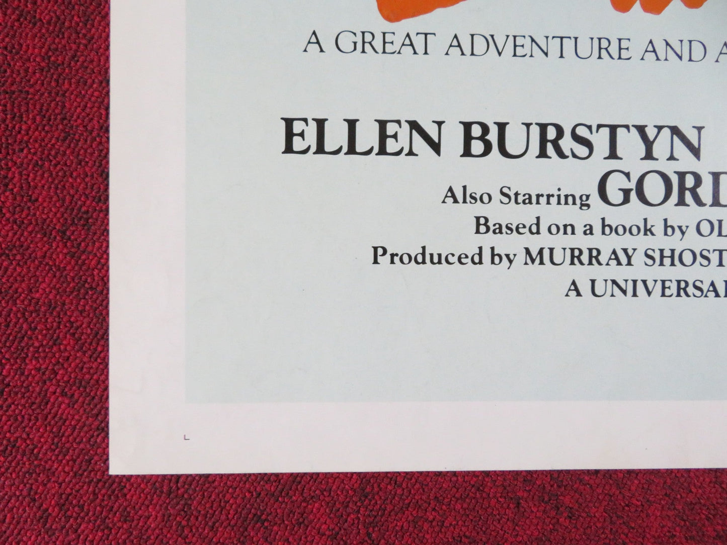 SILENCE OF THE NORTH FOLDED US ONE SHEET POSTER ELLEN BUSTYN TOM SKERRITT 1981 Rendezvous Cinema Movie posters
