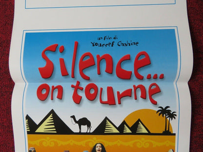SILENCE... WE'RE ROLLING ITALIAN LOCANDINA (27.5"x13") POSTER AHMAD BEDEIR 2001 Movie posters