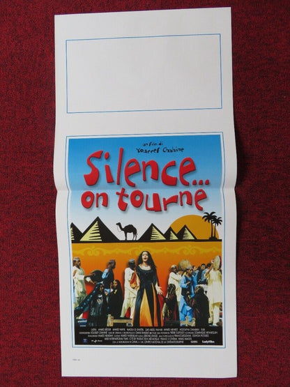 SILENCE... WE'RE ROLLING ITALIAN LOCANDINA (27.5"x13") POSTER AHMAD BEDEIR 2001 Movie posters