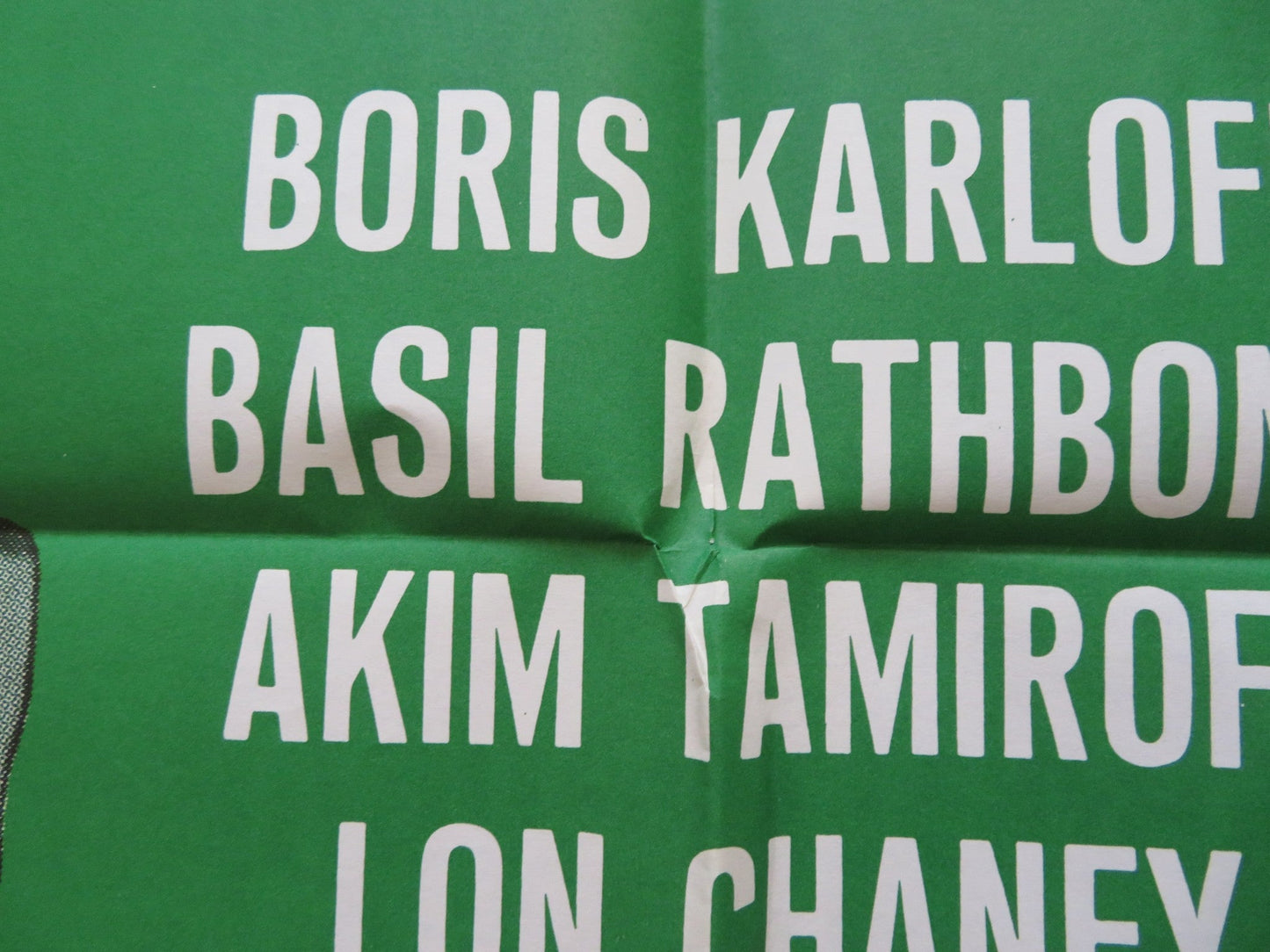 SILENT DEATH / DR.CADMAN'S SECRET DOUBLE BILL FOLDED US ONE SHEET POSTER 1963 Rendezvous Cinema Movie posters