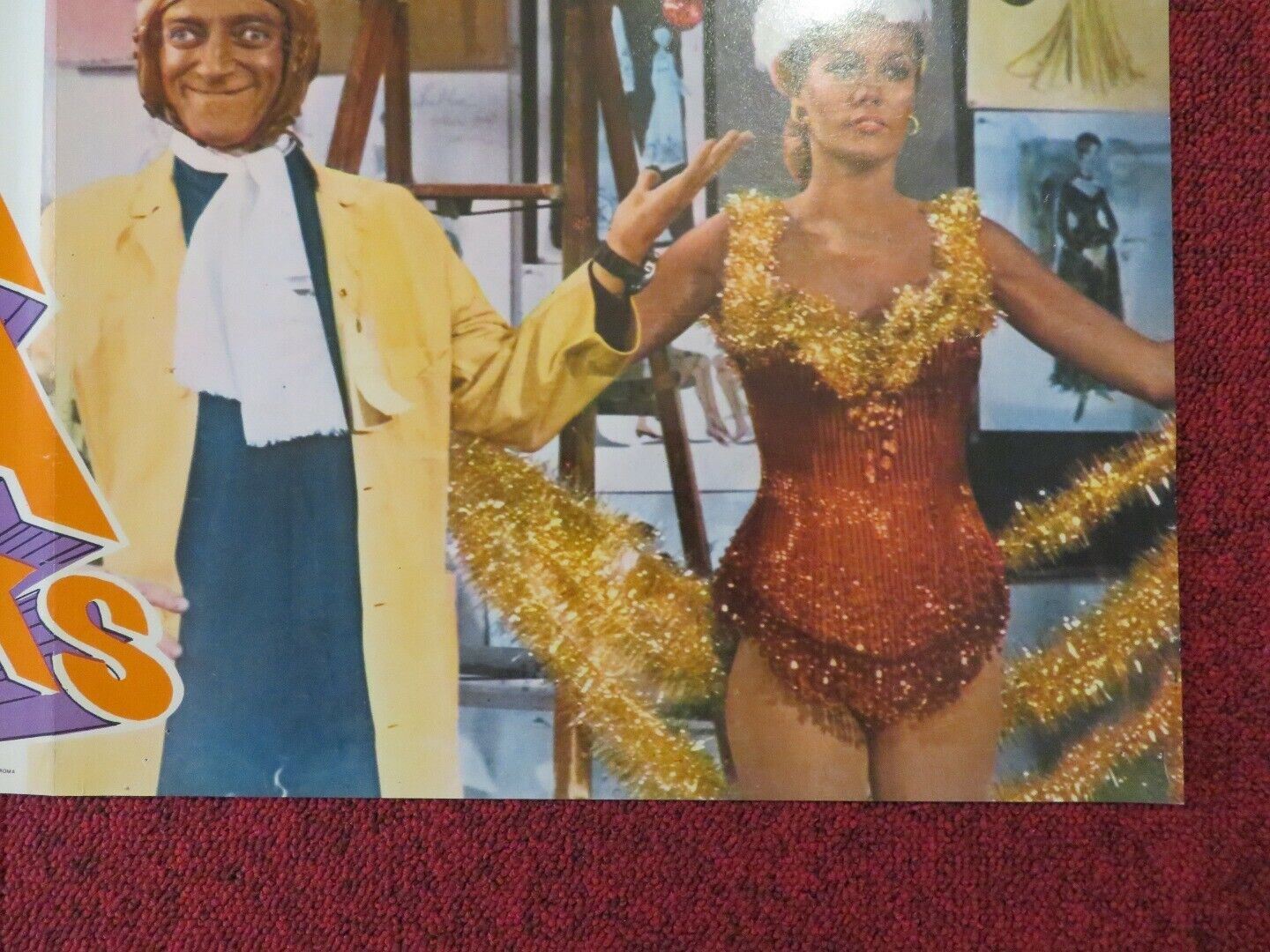 SILENT MOVIE - B ITALIAN FOTOBUSTA POSTER MEL BROOKS MARTY FELDMAN 1976 Movie posters