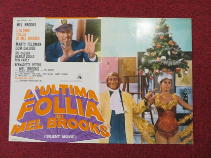 SILENT MOVIE - B ITALIAN FOTOBUSTA POSTER MEL BROOKS MARTY FELDMAN 1976 Movie posters