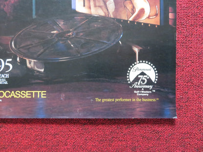 SILENT MOVIE COLLECTION US VHS ROLLED POSTER WEDDING MARCH 1987 Rendezvous Cinema Movie posters