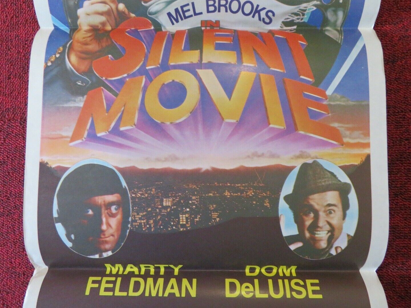 SILENT MOVIE FOLDED AUSTRALIAN DAYBILL POSTER Mel Brooks Marty Feldman 1976 - Rendezvous Cinema