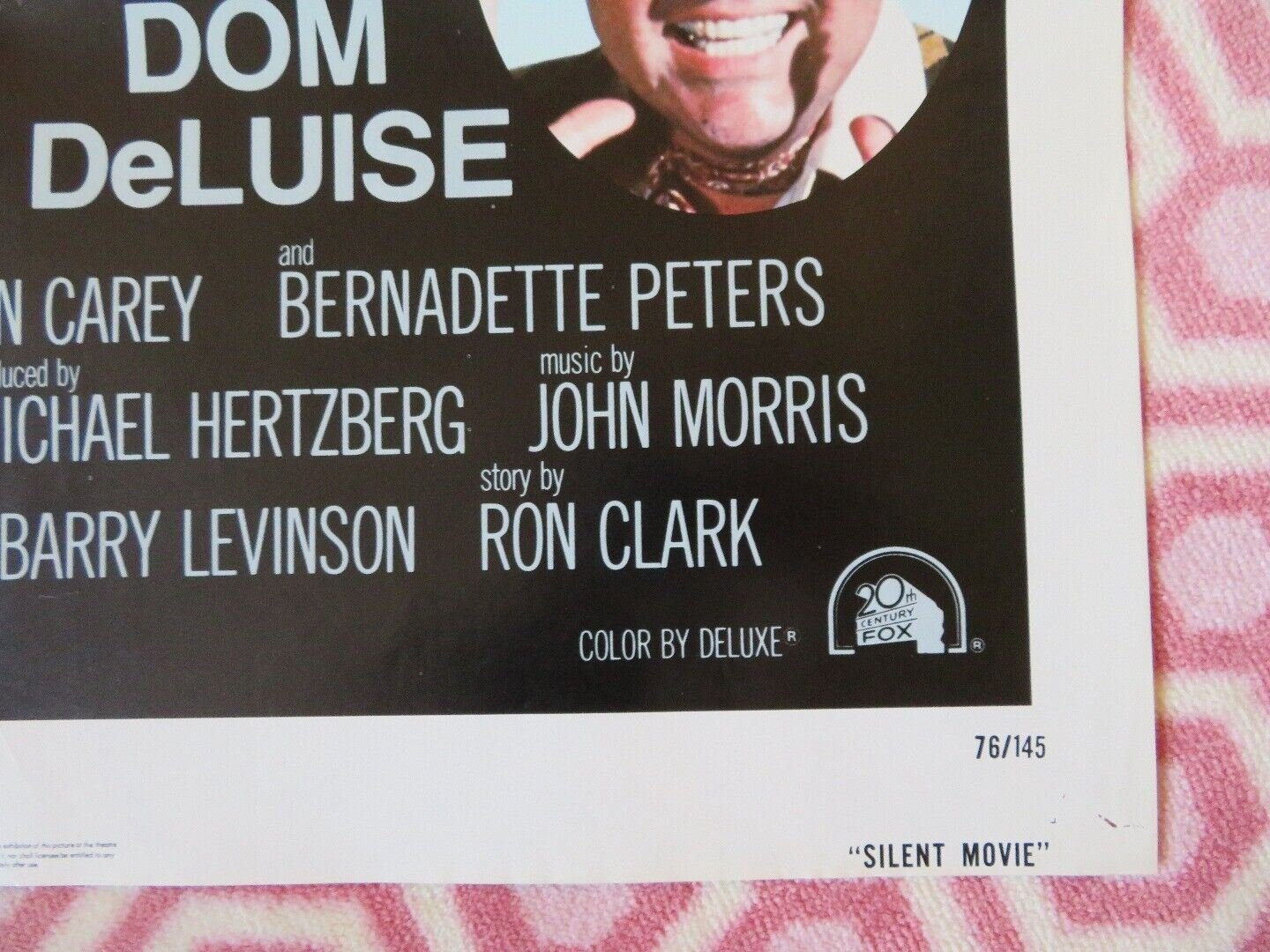 SILENT MOVIE FOLDED US ONE SHEET POSTER MARTY FELDMAN DOM DELUISE 1976 Movie posters