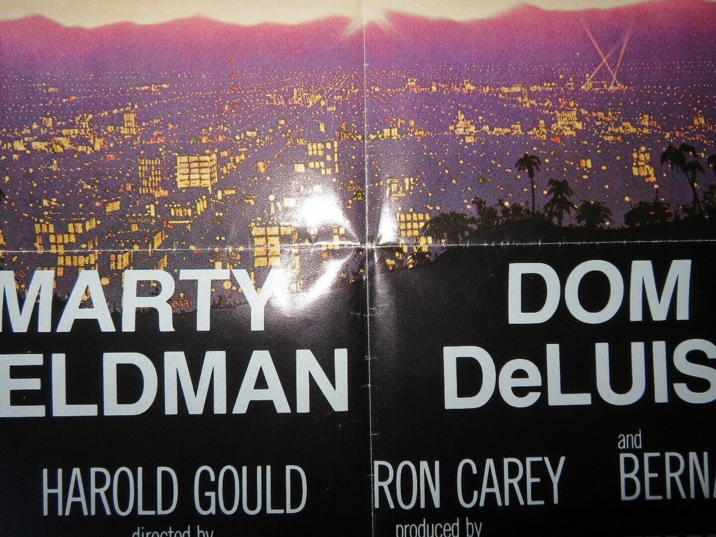 SILENT MOVIE FOLDED US ONE SHEET POSTER MARTY FELDMAN DOM DELUISE 1976 Movie posters