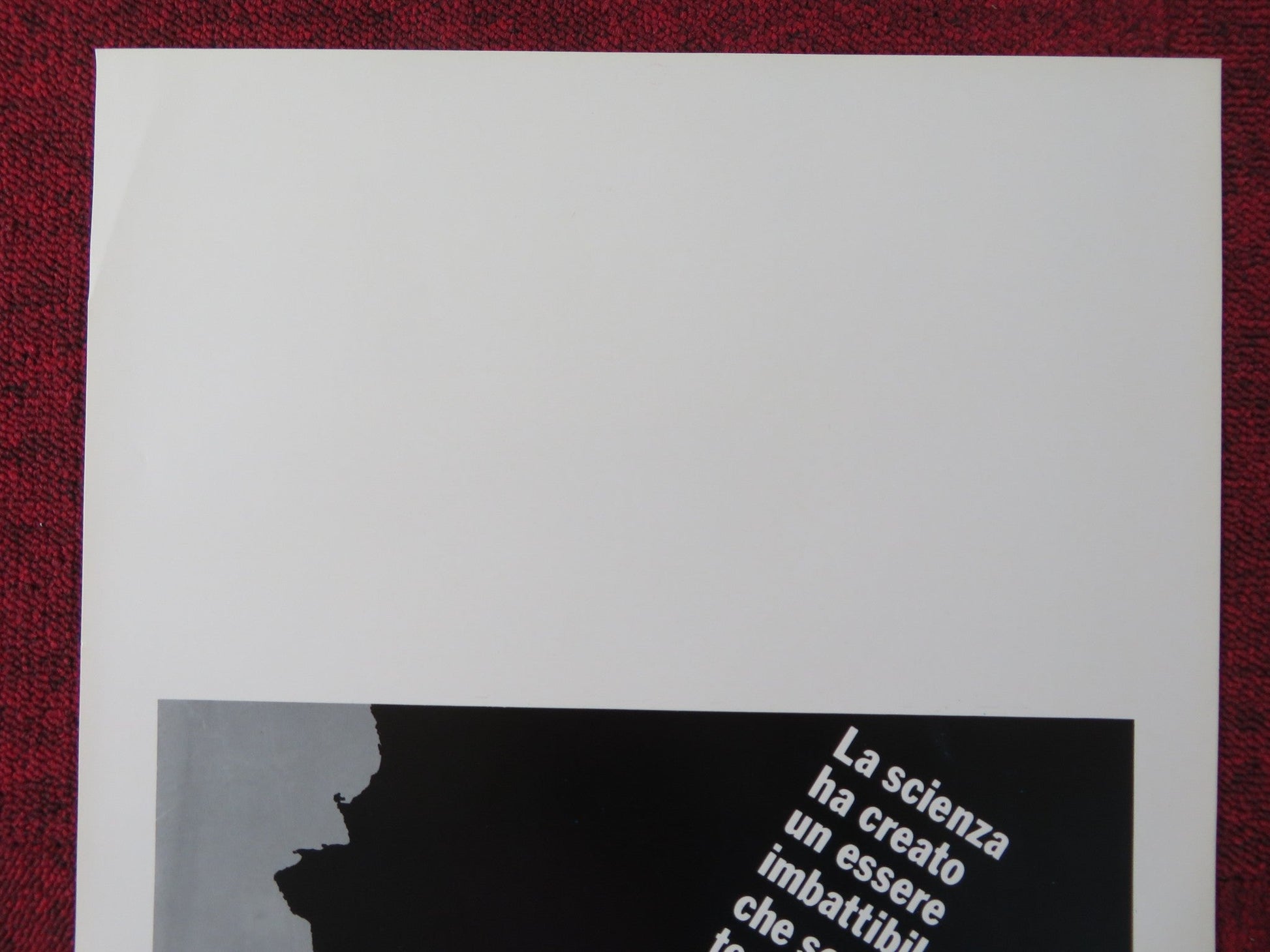 SILENT RAGE ITALIAN LOCANDINA POSTER CHUCK NORRIS RON SILVER 1982 Rendezvous Cinema Movie posters