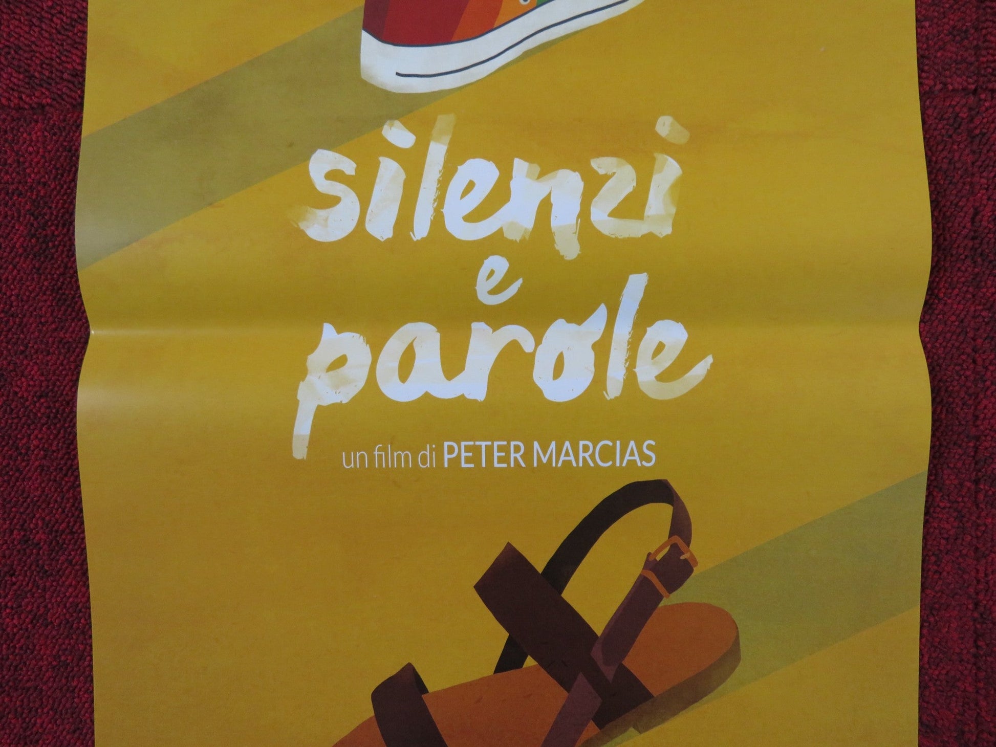 SILENZI E PAROLE ITALIAN LOCANDINA POSTER PETER MARCIAS 2017 Rendezvous Cinema Movie posters
