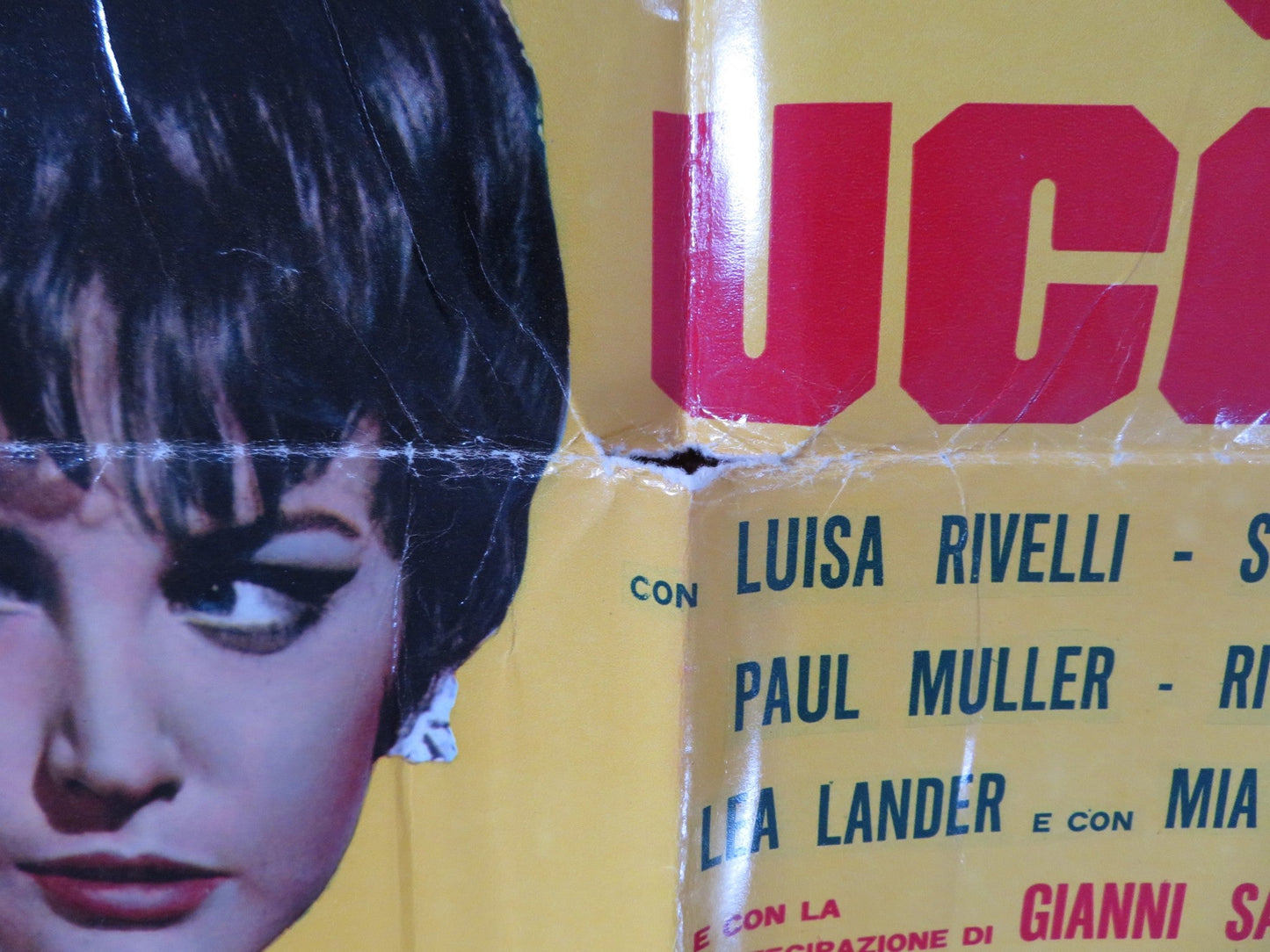 SILENZIO SI UCCIDE ITALIAN FOGLIO POSTER RODD DANA LUISA RIVELLI 1976 Rendezvous Cinema Movie posters