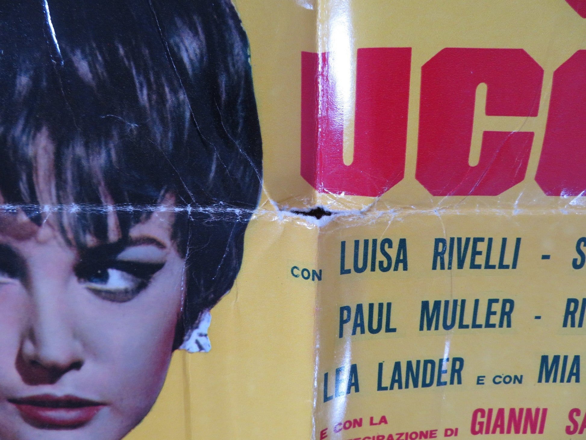 SILENZIO SI UCCIDE ITALIAN FOGLIO POSTER RODD DANA LUISA RIVELLI 1976 Rendezvous Cinema Movie posters