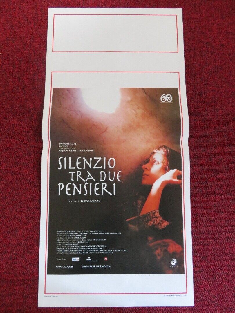 SILENZIO TRA DUE PENSIERI ITALIAN LOCANDINA (27.5"x13") POSTER BABAK PAYAMI 2003 - Rendezvous Cinema