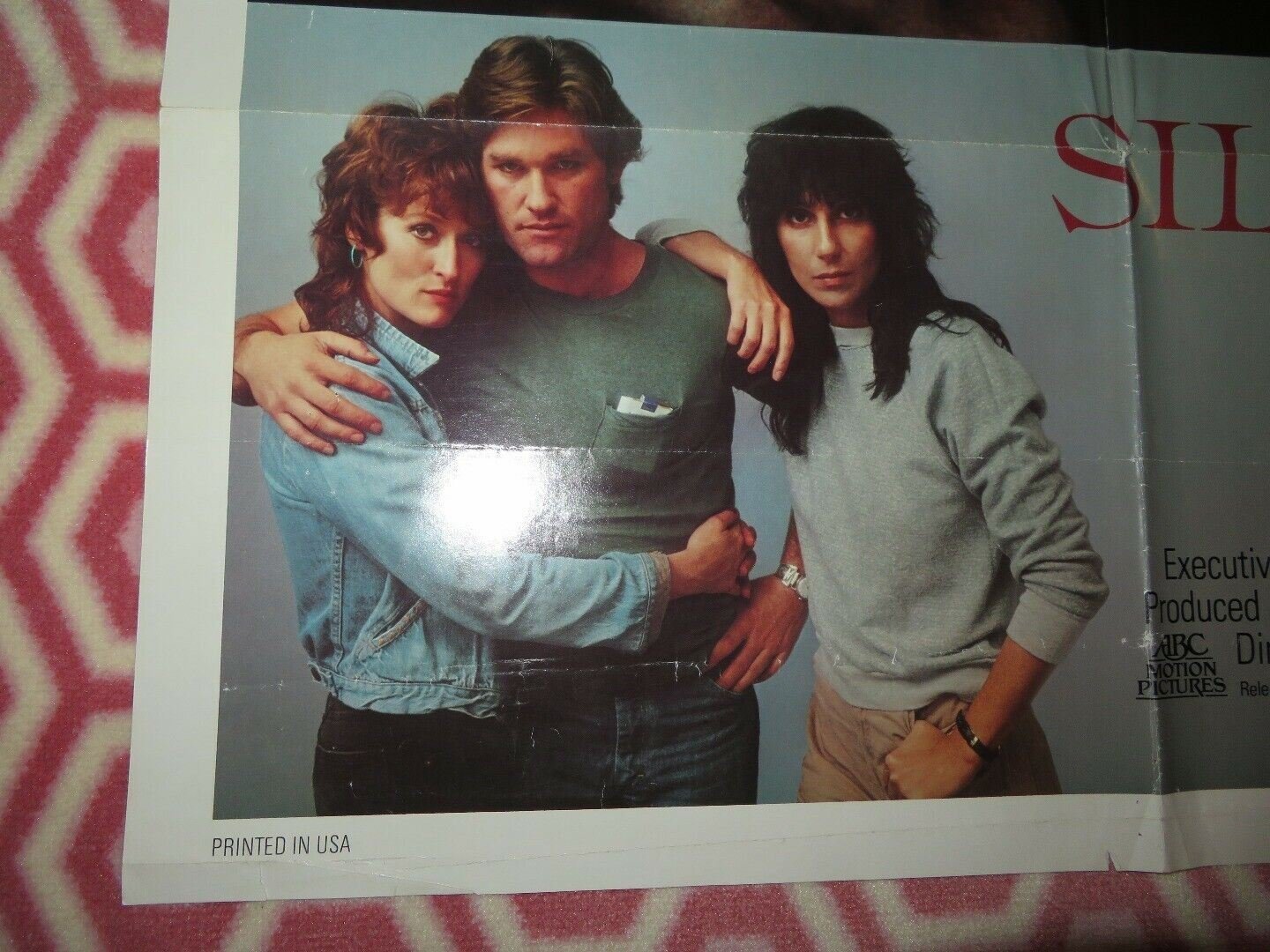 SILKWOOD US ONE SHEET POSTER MIKE NICHOLS MERYL STREEP CHER 1983 Movie posters