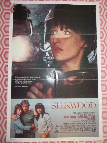SILKWOOD US ONE SHEET POSTER MIKE NICHOLS MERYL STREEP CHER 1983 Movie posters