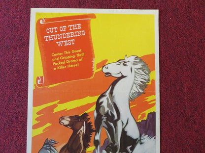 SILVER DEVIL / WILD HORSE US INSERT (14"x 36") POSTER HOOT GIBSON 1931 Movie posters