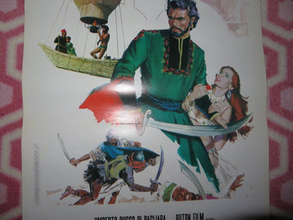 SIMBAD E IL CALIFFO DI BAGDAD ITALIAN LOCANDINA (27.5"x13") POSTER R MALCOM 1973 Movie posters