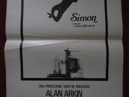 SIMON ITALIAN LOCANDINA POSTER ALAN ARKIN MADELINE KAHN 1980 Rendezvous Cinema Movie posters