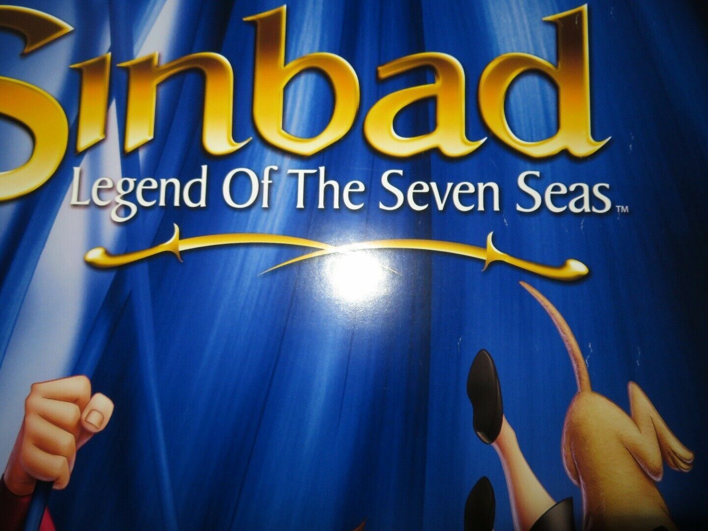 SINBAD: LEGEND OF THE SEVEN SEAS ONE SHEET ROLLED POSTER BRAD PITT 2003 Movie posters