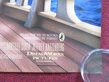 SINBAD: LEGEND OF THE SEVEN SEAS UK QUAD (30"x 40") ROLLED POSTER BRAD PITT 2003 Rendezvous Cinema Movie posters