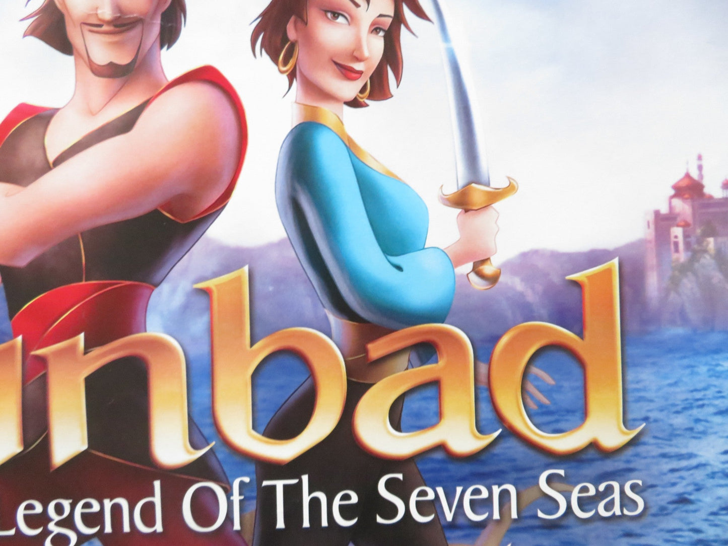 SINBAD: LEGEND OF THE SEVEN SEAS UK QUAD (30"x 40") ROLLED POSTER BRAD PITT 2003 Rendezvous Cinema Movie posters